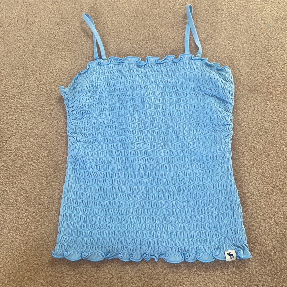 Baby Blue Abercrombie Kids Removable Strap Tank